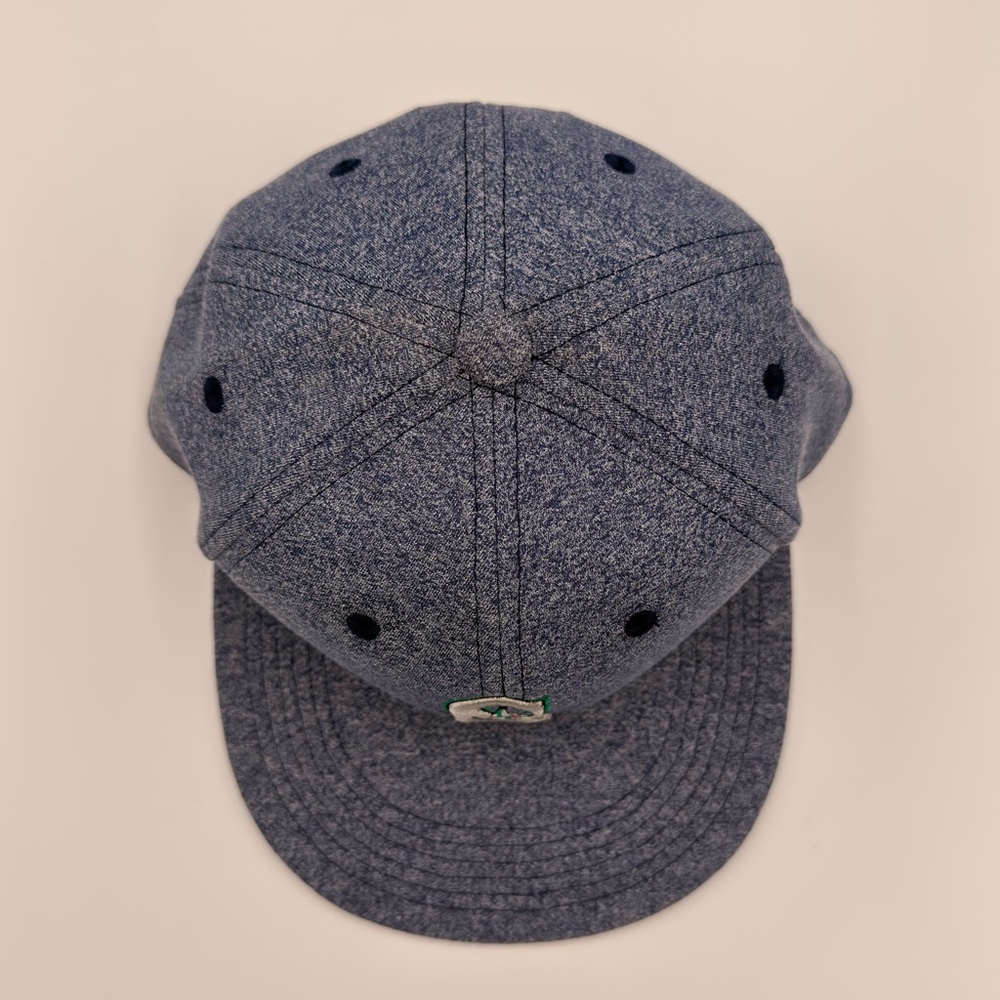 Seattle Mariners Aquafina Moose Logo Brim Blue Hat Cap Snapback Melonwear - Picture 5 of 10